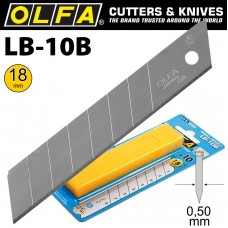 OLFA BLADES LB-10B 10/PACK 18MM
